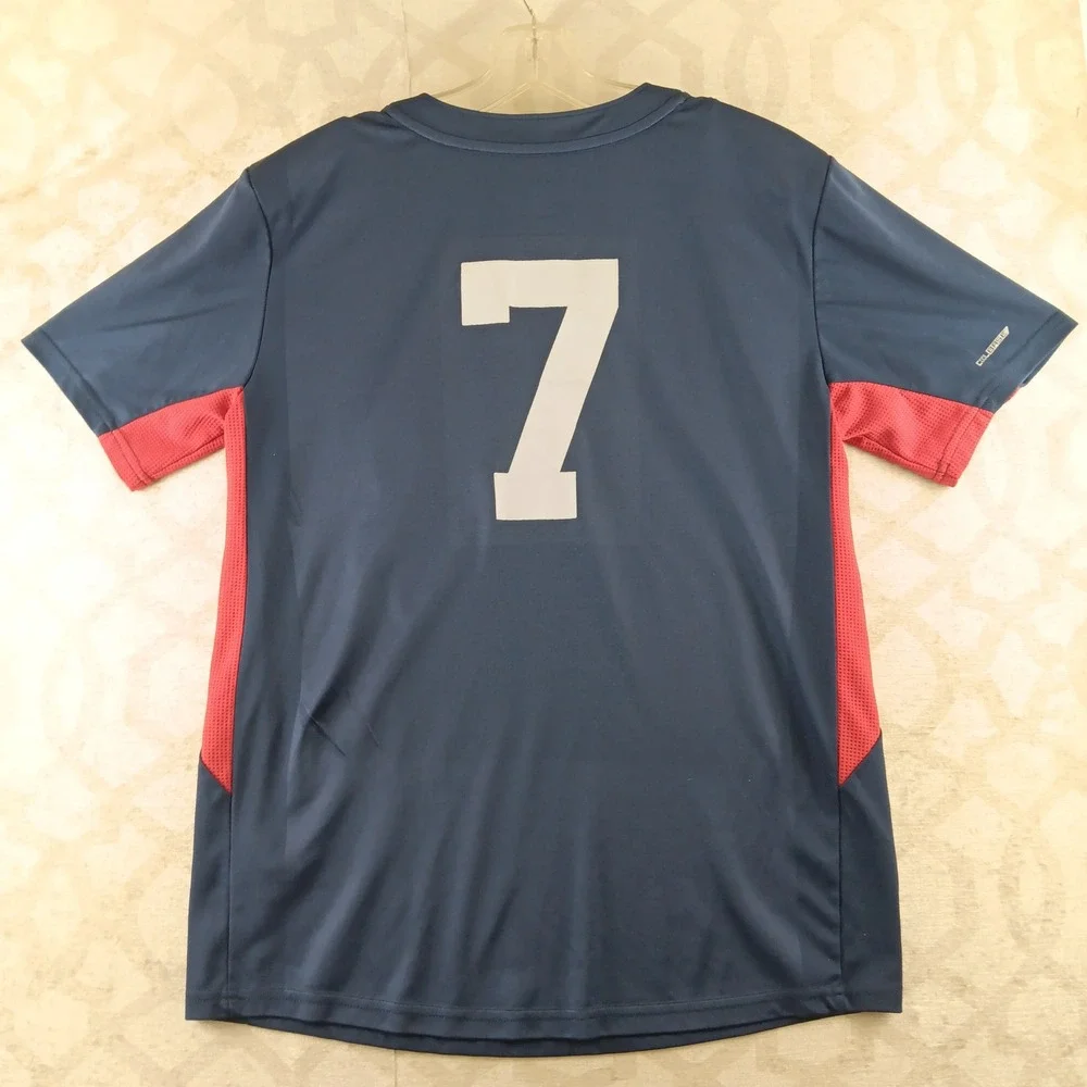 Majestic Atlanta Braves Youth XL Baseball Jersey Number 7 Cool‎ Base